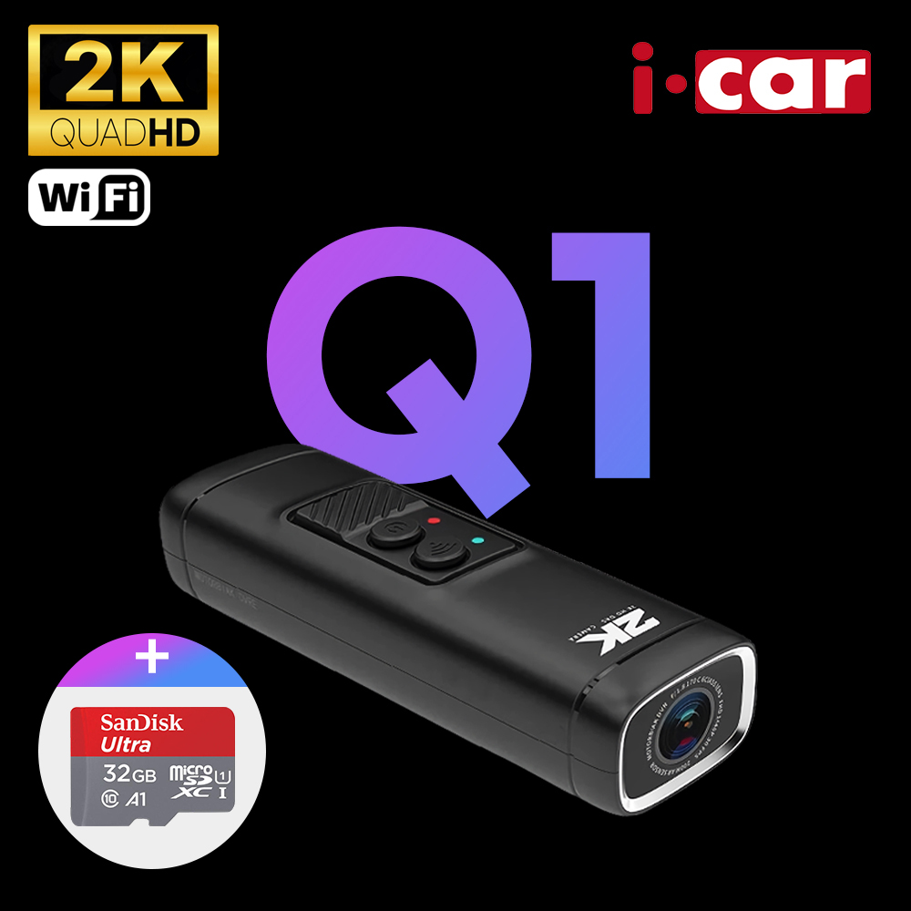 2K Qhd 초고화질 와이파이 오토바이 블랙박스 Q1 (32Gb 포함) - 티몬