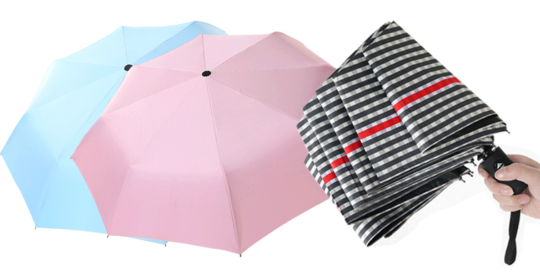 특가] 장마대비 자외선 UV차단 체크무늬/마카롱 양우산 2종 -