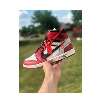 off white jordan 1 size 9.5