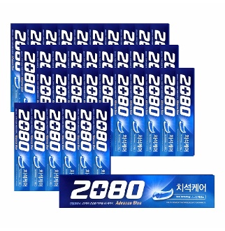 [앵콜창고] 2080 어드밴스 블루 치석케어 치약 150g / 160g 대용량치약 모음전