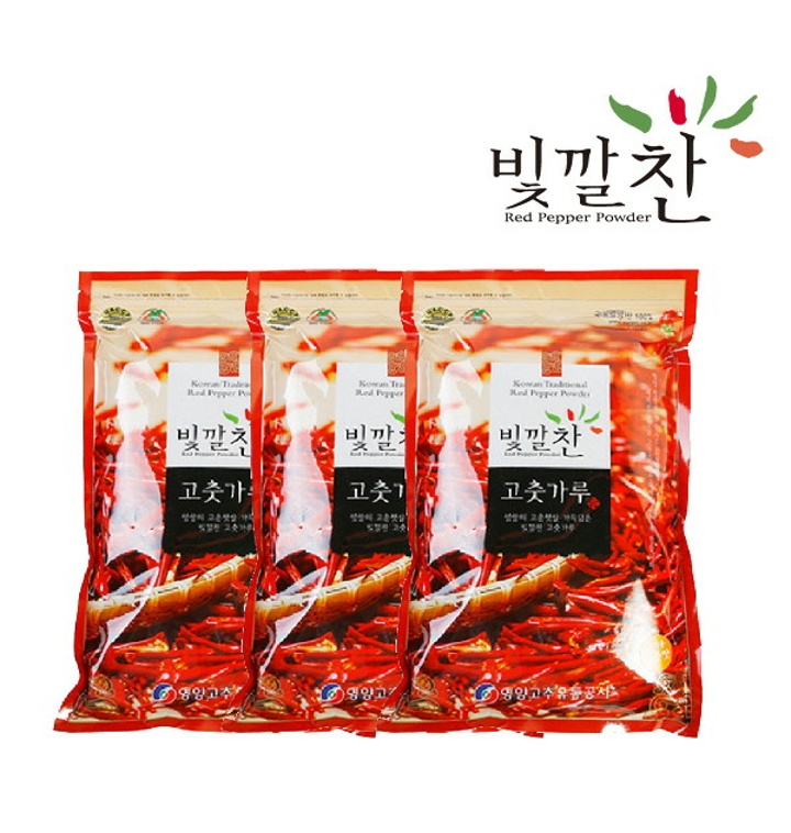 [2021년산] 빛깔찬고춧가루 3kg(1kg x 3봉) 영양산 / 영양고추유통공사 - 티몬