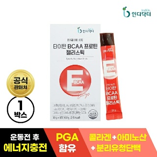 인디닥터 타이탄 프로틴 BCAA 젤리스틱 간편한 여성단백질보충제 6