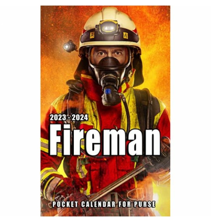 20232024 Fireman Pocket Calendar 2 Year Monthly Planner With Fireman