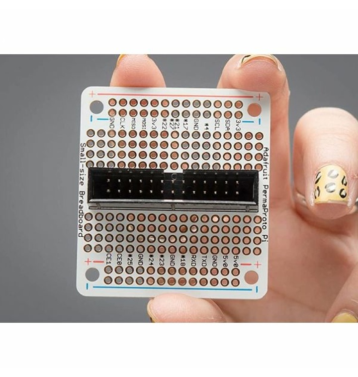 Adafruit Small-Size Perma-Proto Raspberry Pi Breadboard PCB Kit ...