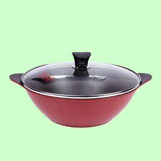 키친아트 오페라 파티웍 양수 28cm 논슬립 유리뚜껑