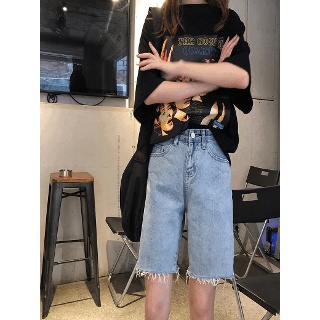 [데일리꾸안꾸데님]심플스트레이트5부청반바지