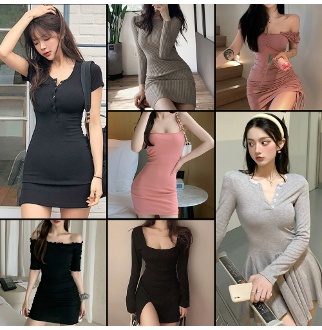 [원더풀나이트] 섹시원피스 홀복 미니원피스 클럽의상 파티원피스 오프숄더원피스 나시원피스 스퀘어넥원피스