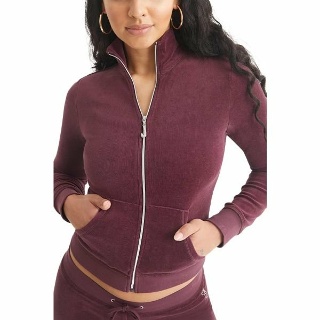 Juicy Couture 모크 넥 트랙 재킷