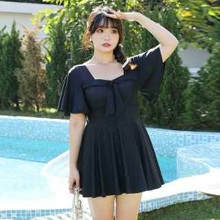 빅사이즈수영복 오버핏 뱃살커버 여성 체형커버 원피스 수영복
