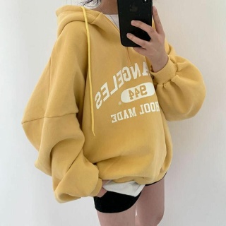 여성 데일리 캐주얼 기본긴팔 오버사이즈 후드티셔츠 공용긴팔티 캐주얼티셔츠 긴팔티셔츠 여자긴팔티 무지