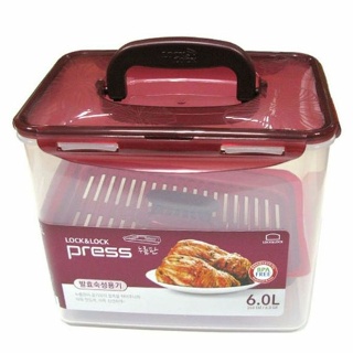 락앤락 김치통 밀폐용기 누름독 숙성 김장 보관통 6L