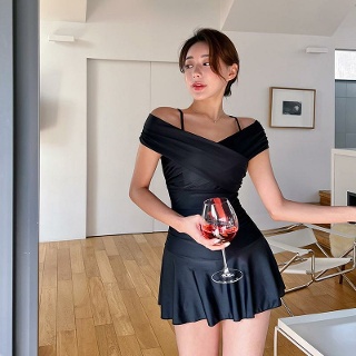 빅사이즈 원피스 수영복 77 체형커버 실내 휴양지 비치 여자