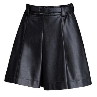 셉띠엠브레 여성반바지 가을 반바지 하이웨스트 겨울팬츠 가죽 빅사이즈 레더 UNO4