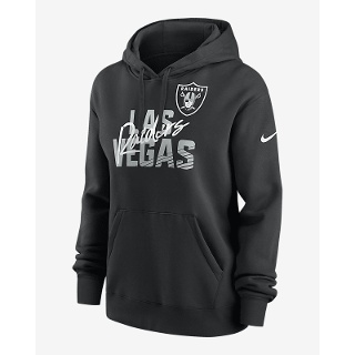 나이키 워드마크 클럽 (NFL Las Vegas Raiders) 여성용 풀오버 후디 146207