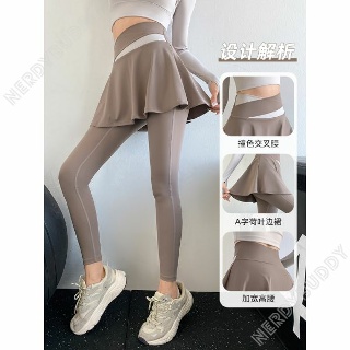 배드민턴 요가 필라테스 조깅 커버업 테니스 치마레깅스