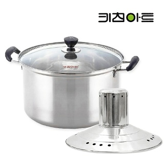 키친아트 대용량 빨래삶는솥 빨래솥 빨래통 빨래냄비