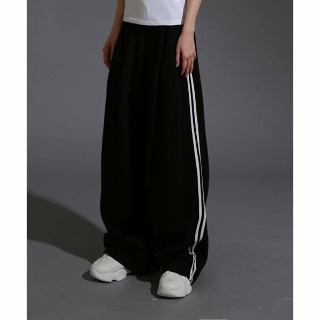 ㅣ국내매장판ㅣ라이크더모스트 트레이닝바지 투테이핑 핀턱 와이드 트레이닝 팬츠 블랙 5008317508 추천