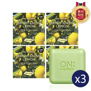 온더바디 더내추럴 레몬버베나 비누 90g x 12개