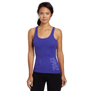 Zumba Fitness LLC 여성용 참 골지 탑, 퍼플 133683