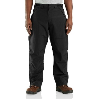 Carhartt 남성용 스톰 디펜더 루즈 핏 헤비웨이트 팬츠, 블랙. 136752