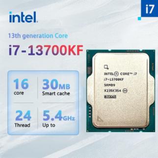 [해외] 쿨러인텔 코어 i7 13700KF i7 3.4 GHz 16 24 스레드 CPU 프로세서  10NM 기본 - CPU쿨러인텔 코어 i7 13700KF i7 3.4 GHz 16 24 스레드 CPU 프로세서  10NM