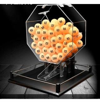 [해외] 단일상품 대형 01 100 주황색 숫자 - 조합기 복불복 게임 어른 추첨함 응모 추첨 룰렛 상자 시뮬레이터 자판기 아크릴