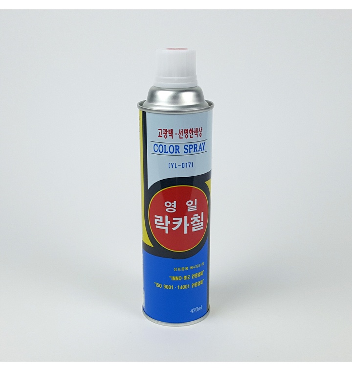 락카 페인트 칼라 스프레이 YL-017 420ml - 티몬