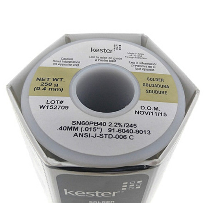 KESTER 실납 SN60PB40 0.4mm 250g 캐스터납 - 티몬