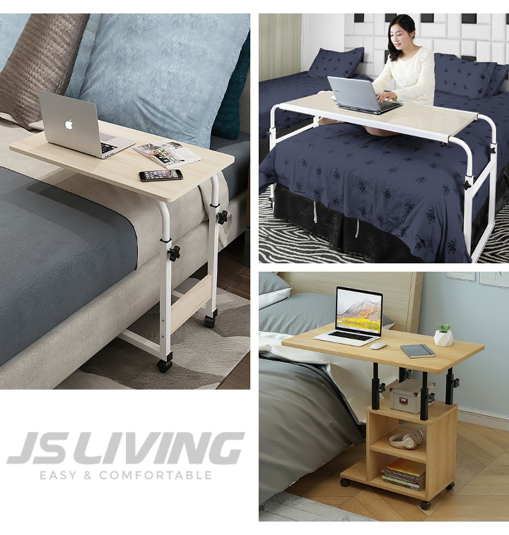 침대 사이드테이블 보조 사이드 베드 침대위책상 테이블 베드테이블 간이 노트북 높이 컴퓨터
