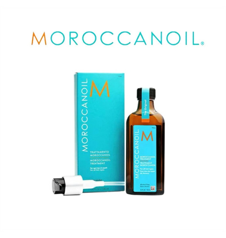 [Moroccanoil] 모로칸오일 오리지널 오일 헤어 트리트먼트 오리지널 펌프포함 200ML - 티몬