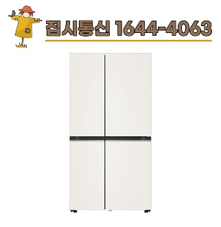 LG전자 LG 디오스 오브제컬렉션 양문형 냉장고 S834MEE30 - KT LG SK 인터넷+TV 가입시