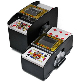 [해외] 카드섞는 기계 자동 셔플러 카지노 카드 셔플기 홀덤 포커 블랙잭 - 오로라트리