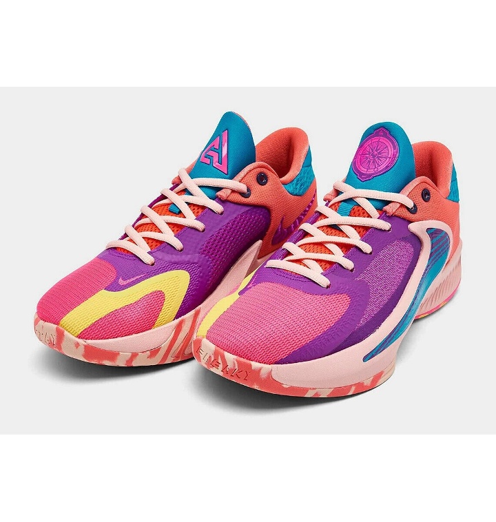 나이키 줌 프릭 농구화 Nike Zoom Freak 4 DQ3824-500 남성 Multicolor 런닝화 - 티몬