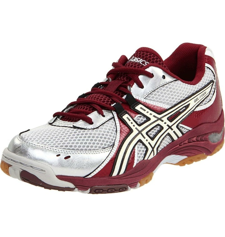 ASICS Women's GEL-1130V Volleyball Shoe,Cardinal/White/Silve - 티몬