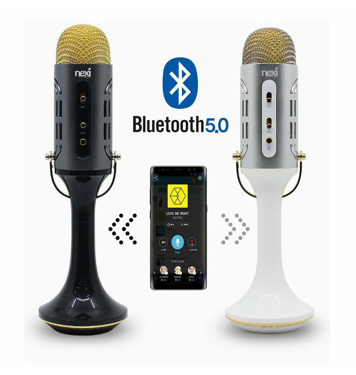 [W9BC2B8] 3W엠프출력 대용량베터리 블루투스 마이크 스피커 블루투스노래방마이크 블루투스마이크 휴대용노 - 티몬