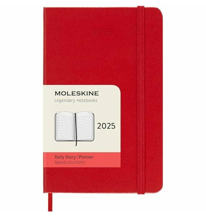 Moleskine Classic 12 Month 2025 Daily Planner, Hard Cover, P 티몬