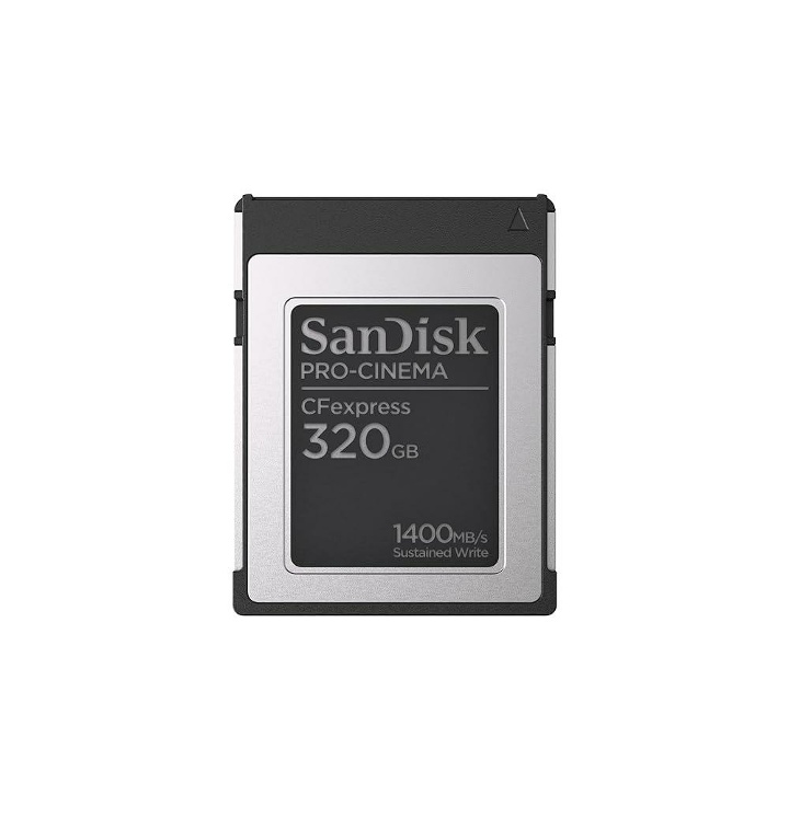 SanDisk 320GB PRO Cinema CFexpress 타입 B 최대 1700MB s 읽기 속도 티몬